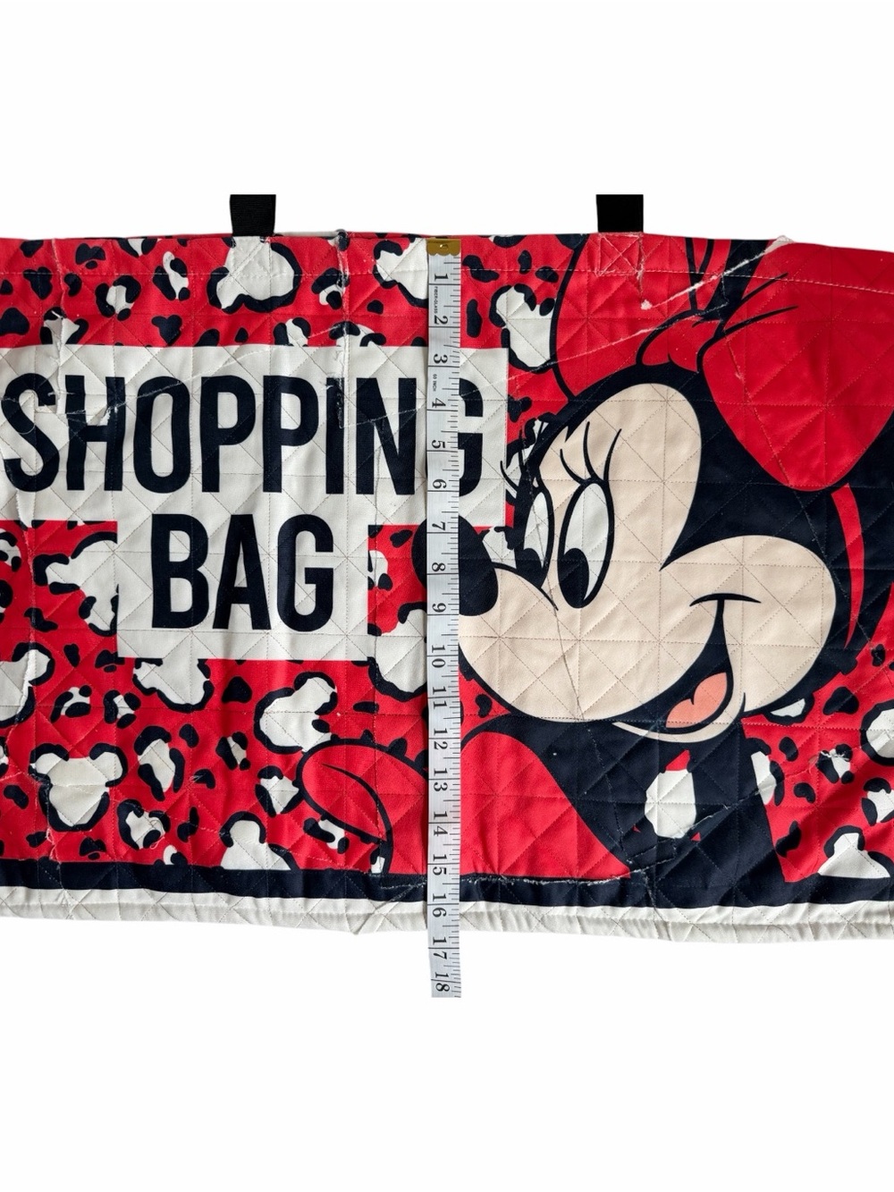 Disney Minnie Mouse Quilted Shopping Tote Bag - Picture 4 of 5
